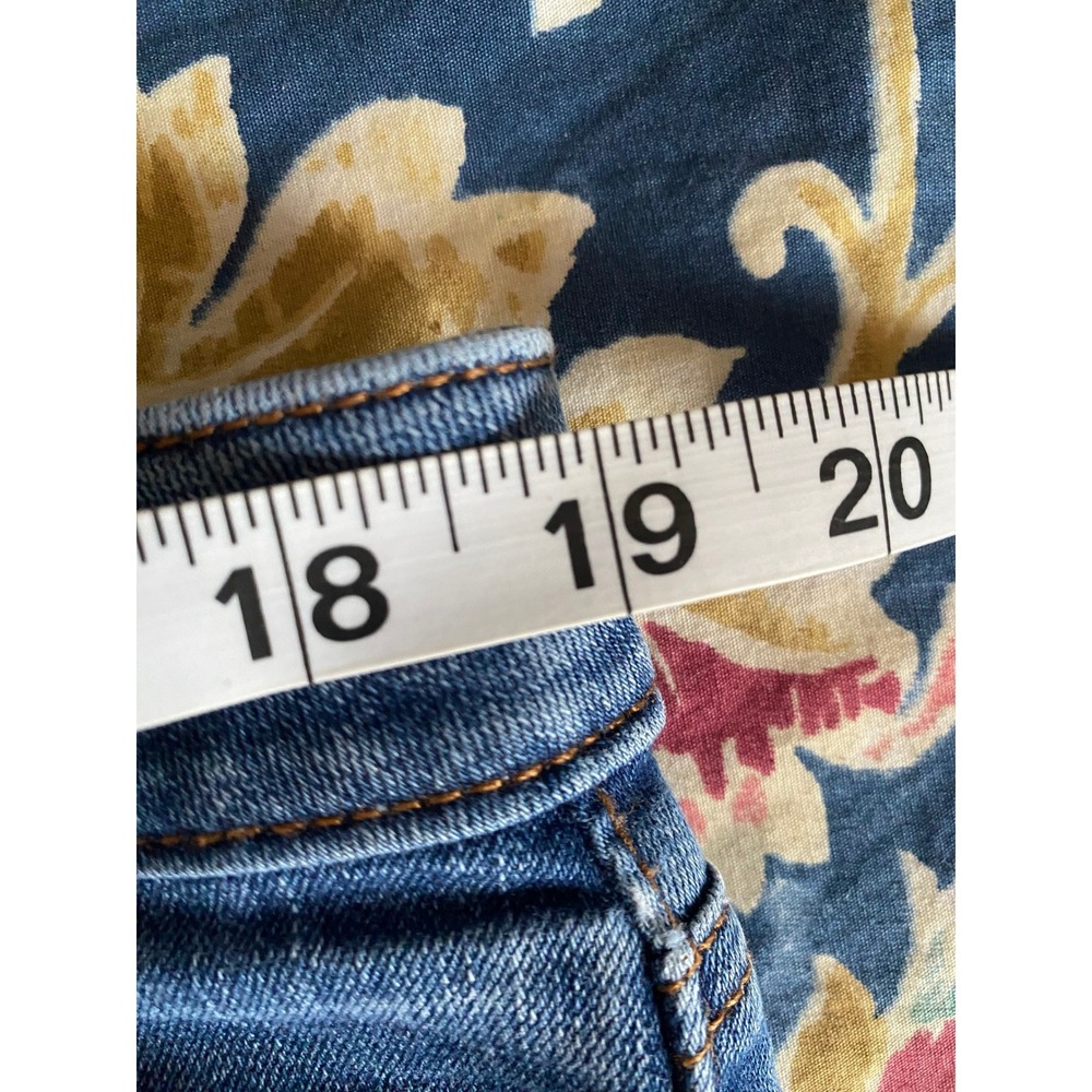 Loft‎ Womens Curvy Skinny Crop Jeans Medium Wash 14/32 Casual Staple Classic - Picture 12 of 12